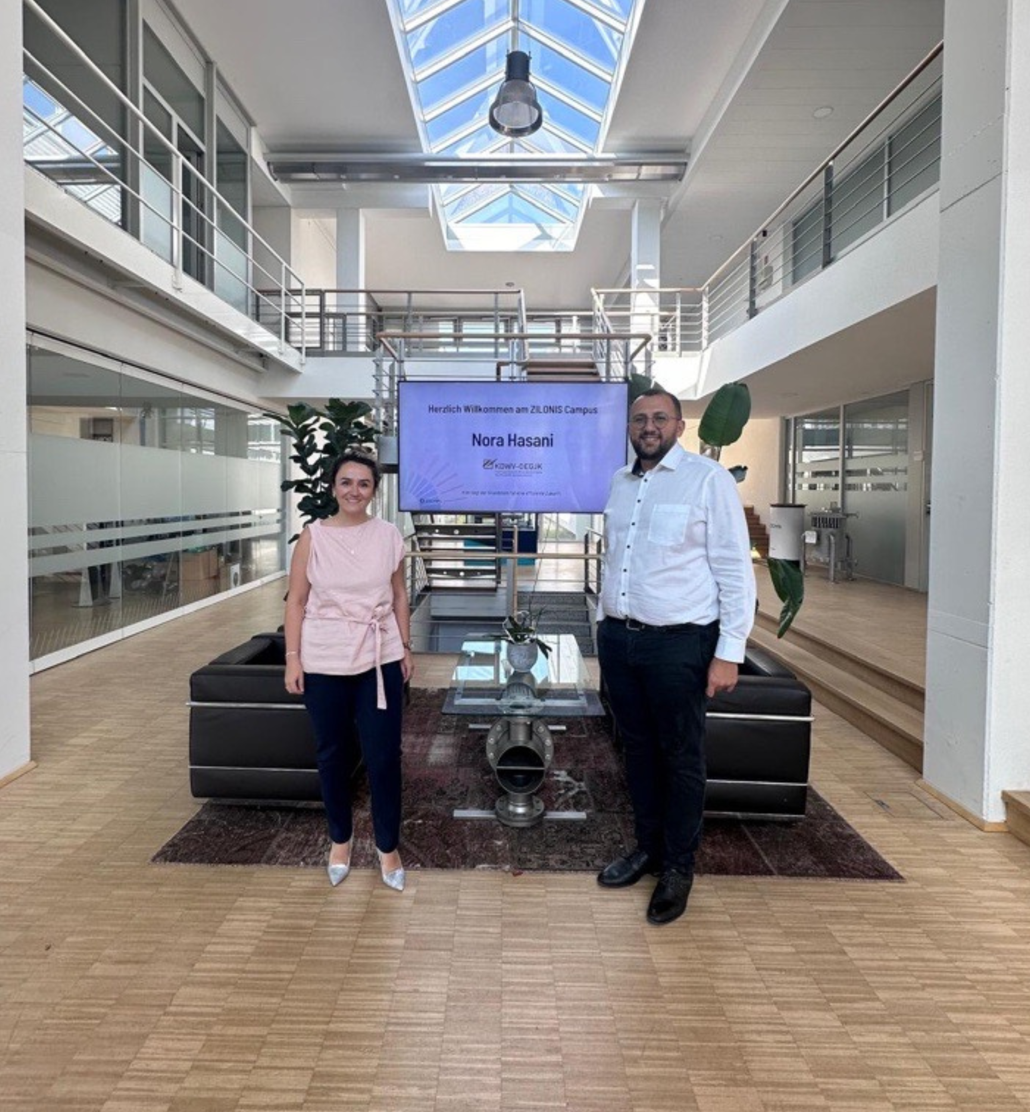 Ehrengast am ZILONIS Campus: Nora Hasani